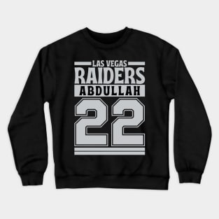 Las Vegas Raiders Abdullah 22 Edition 3 Crewneck Sweatshirt